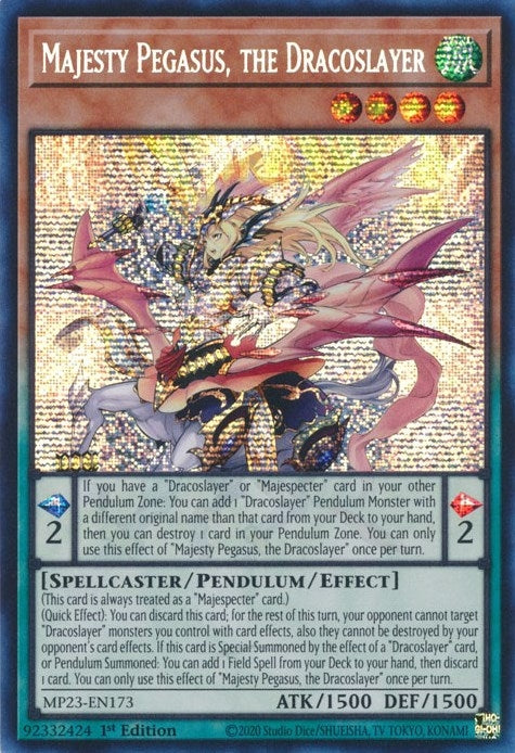 Majesty Pegasus, the Dracoslayer (MP23-EN173) (MP23)