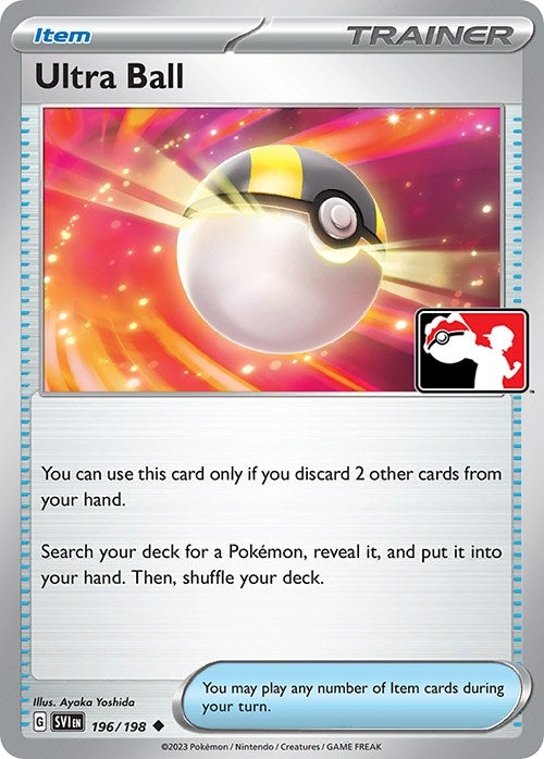 Ultra Ball (196/198) (Prize Pack Series Cards)