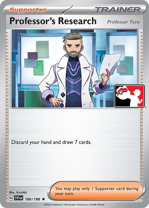 Professor's Research (190/198) (Prize Pack Series Cards)