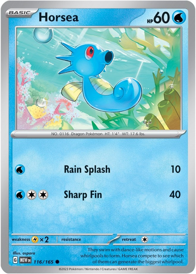 Horsea (116/165) (MEW)