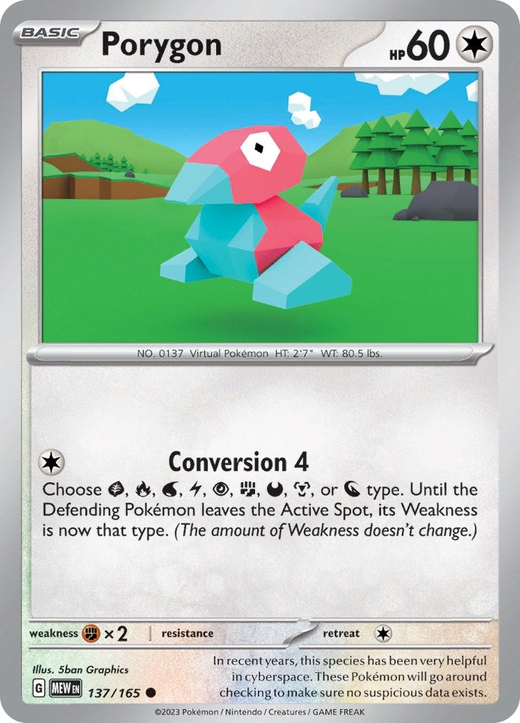 Porygon (137/165) (MEW)