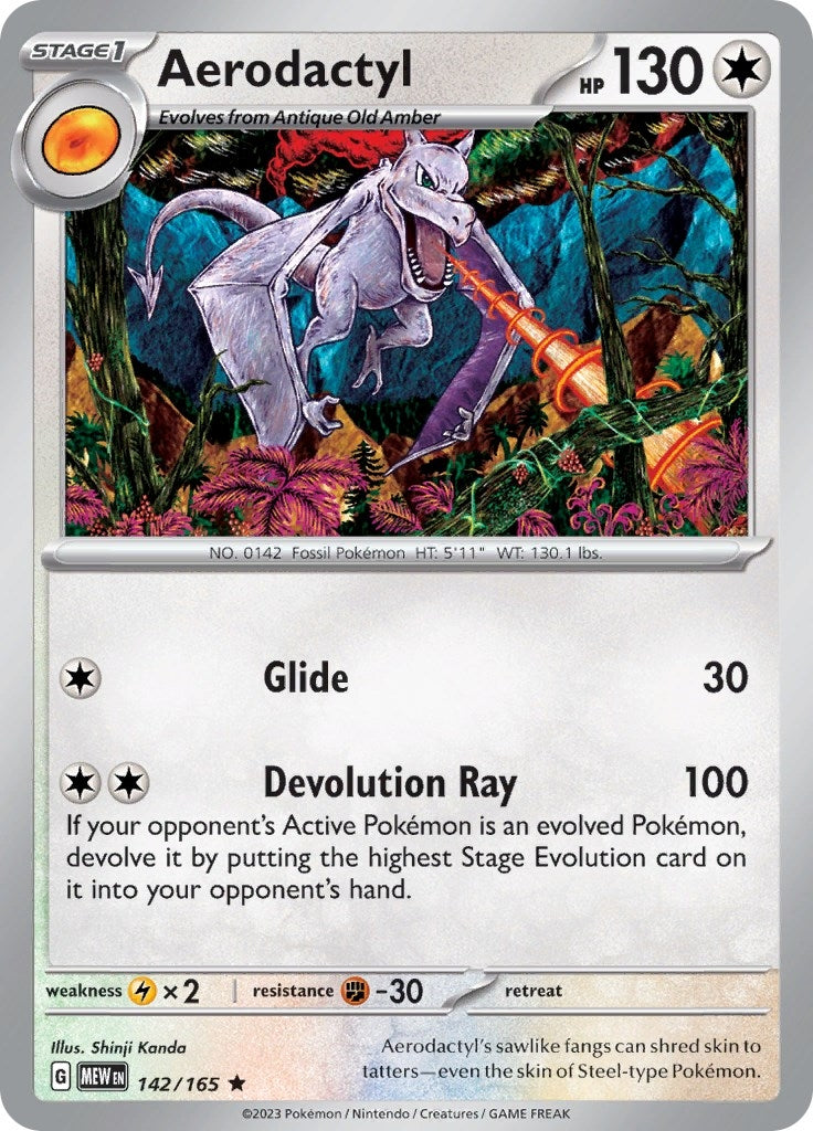Aerodactyl (142/165) (MEW)