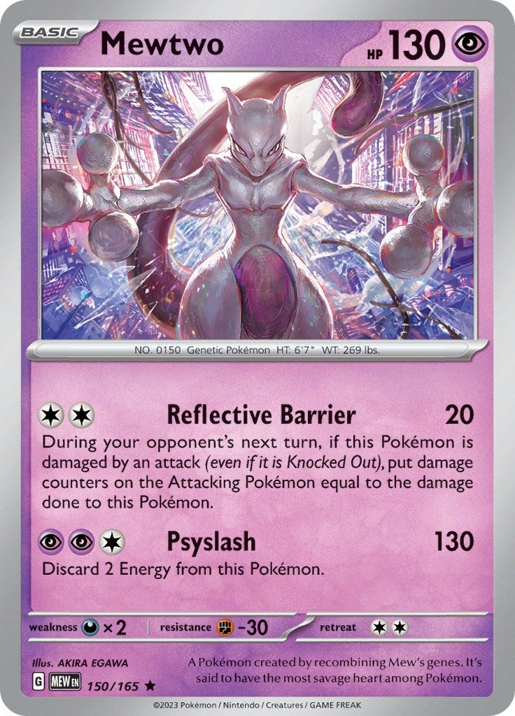 Mewtwo (150/165) (MEW)