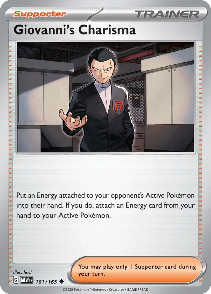 Giovanni's Charisma (161/165) (MEW)