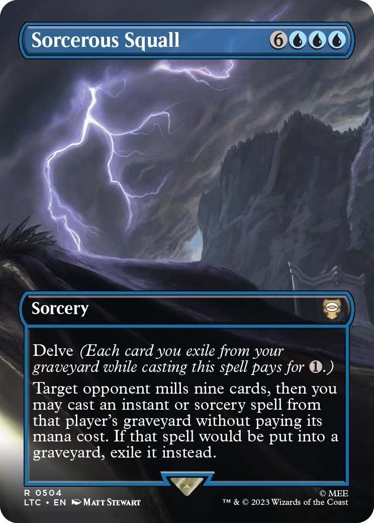 Sorcerous Squall (Borderless) (504) (LTC)