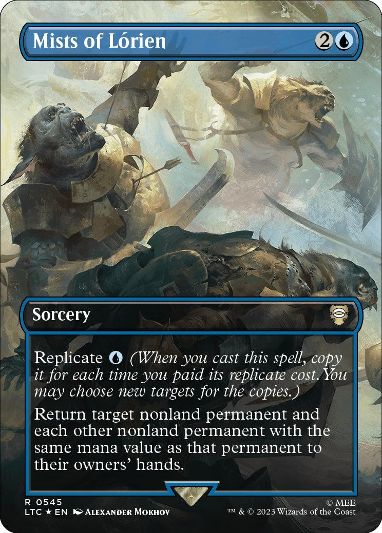 Mists of Lorien (Borderless) (Surge Foil) (545) (LTC)