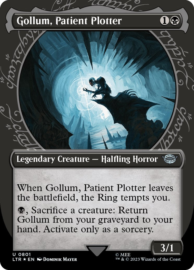 Gollum, Patient Plotter (Showcase) (Surge Foil) (801) (LTR)