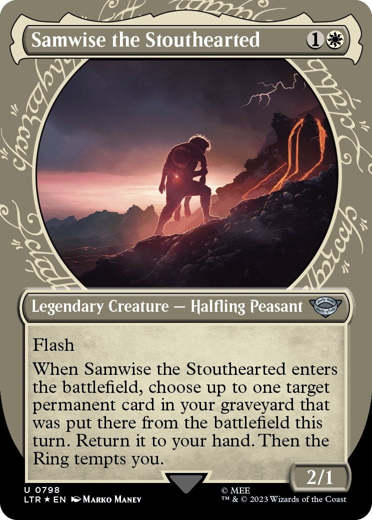 Samwise the Stouthearted (Showcase) (Surge Foil) (798) (LTR)