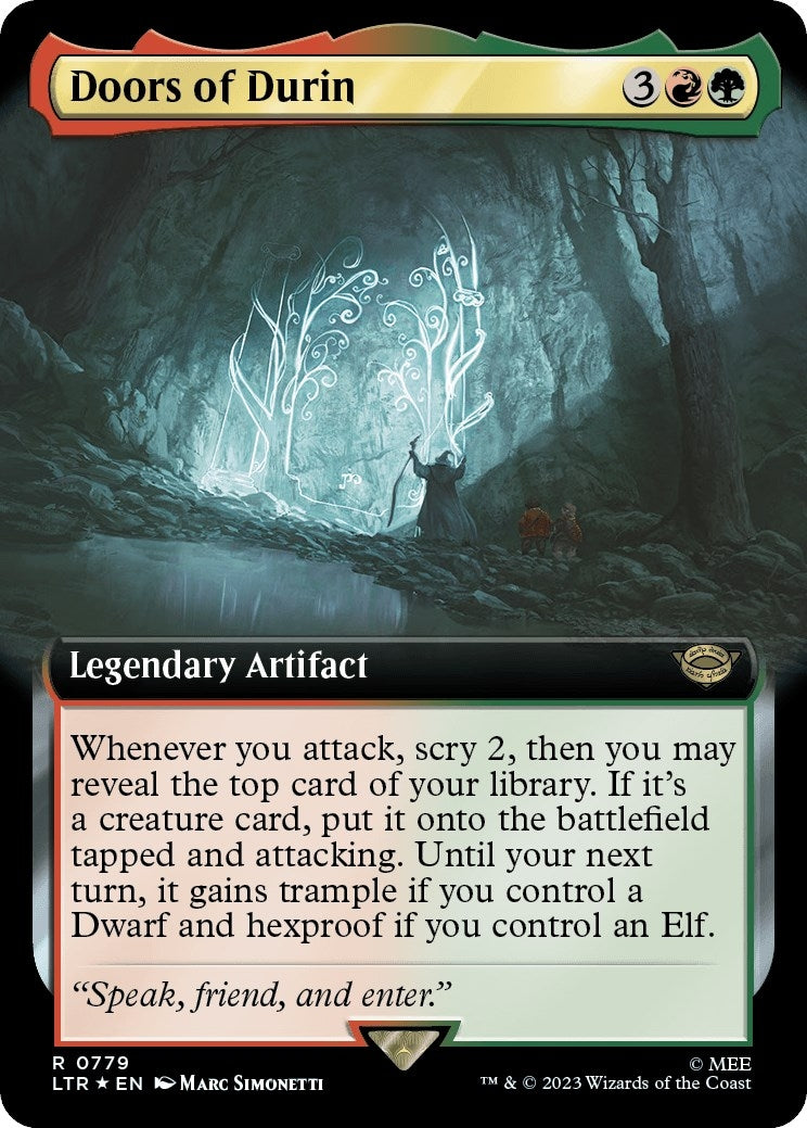 Doors of Durin (Extended Art) (Surge Foil) (779) (LTR)