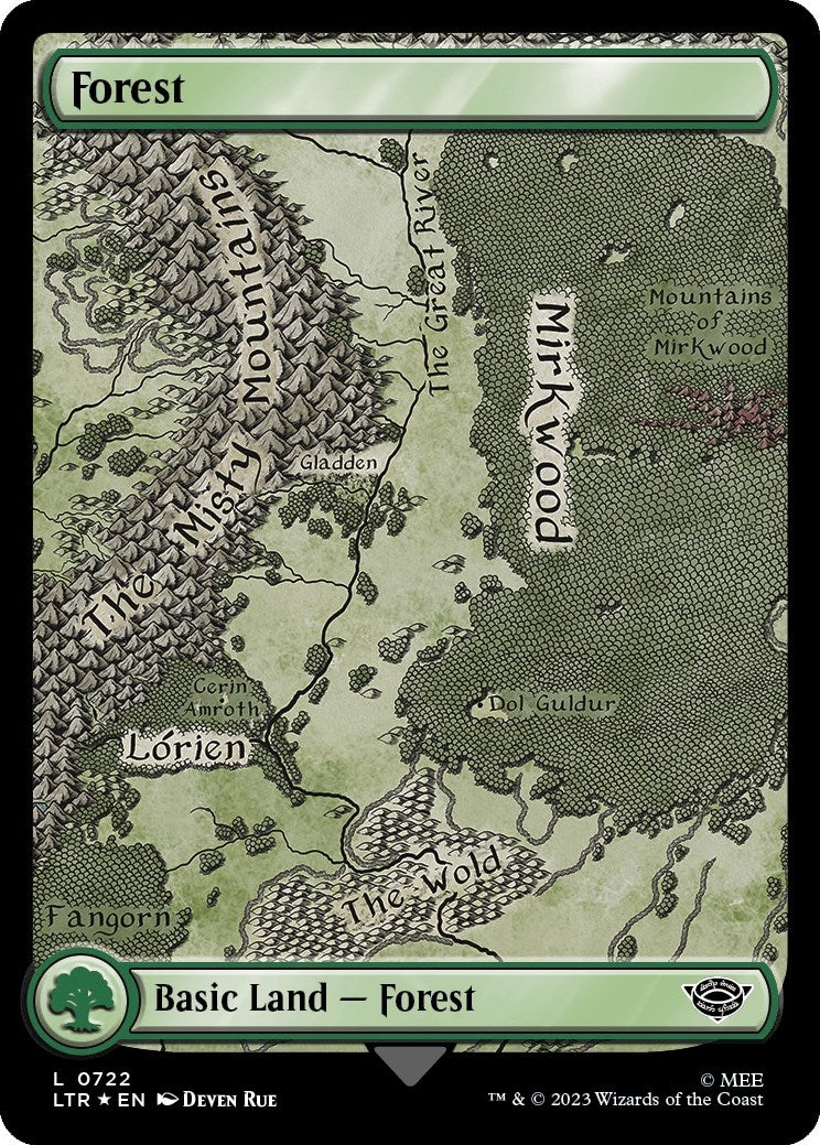 Forest (0722) (Surge Foil) (722) (LTR)