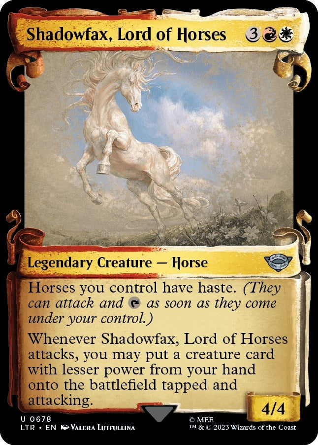 Shadowfax, Lord of Horses (Showcase Scrolls) (678) (LTR)