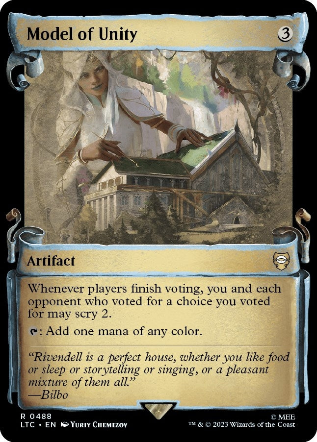 Model of Unity (Showcase Scrolls) (488) (LTC)