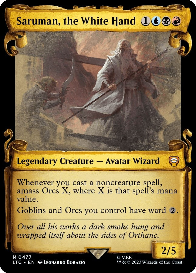 Saruman, the White Hand (Showcase Scrolls) (477) (LTC)