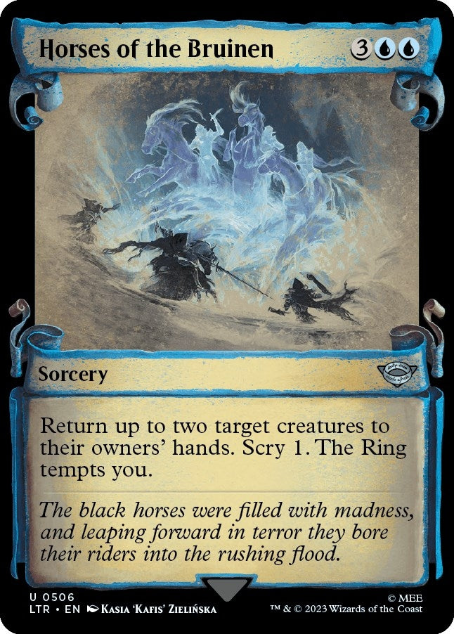 Horses of the Bruinen (Showcase Scrolls) (506) (LTR)