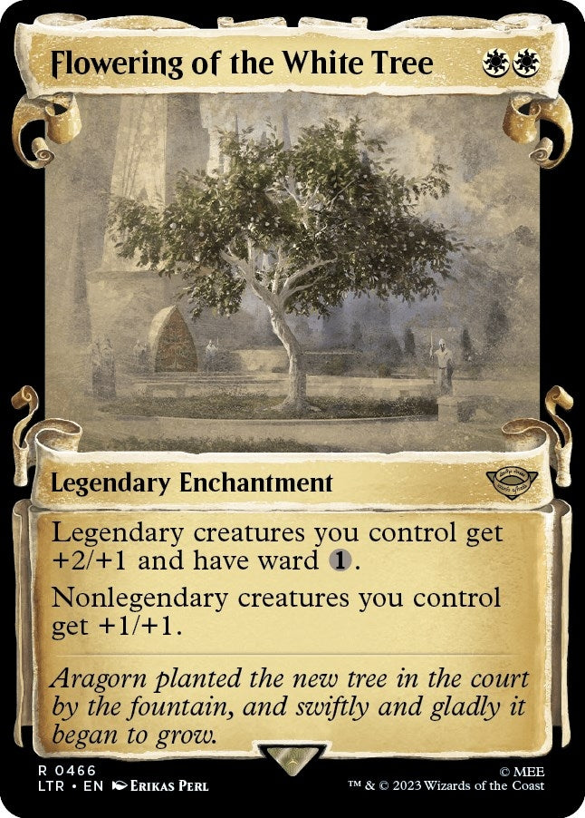 Flowering of the White Tree (Showcase Scrolls) (466) (LTR)