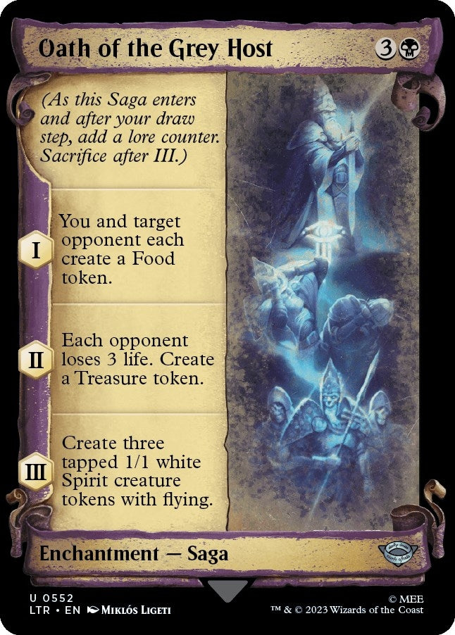 Oath of the Grey Host (Showcase Scrolls) (552) (LTR)