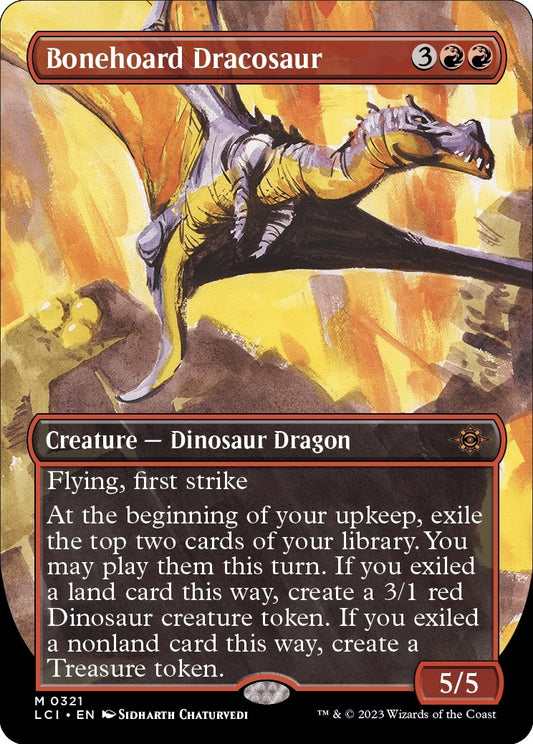 Bonehoard Dracosaur (Borderless) (321) (The Lost Caverns of Ixalan) (LCI)