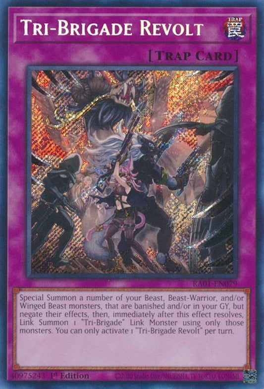 Tri-Brigade Revolt (Secret Rare) (RA01-EN079) (RA01)