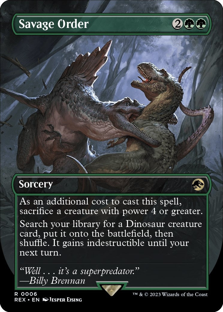 Savage Order (Borderless) (6) (REX)