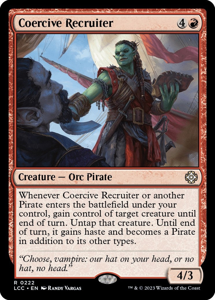 Coercive Recruiter (222) (LCC)