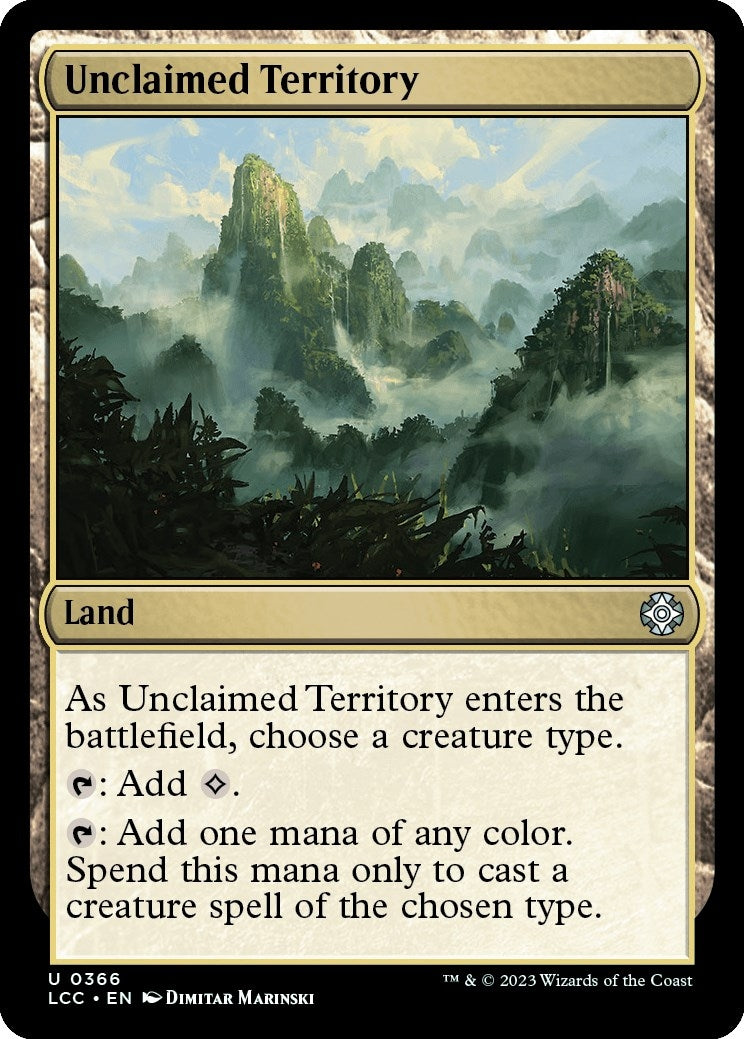 Unclaimed Territory (366) (LCC)