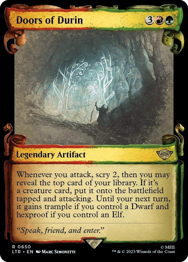 Doors of Durin (Showcase Scrolls) (650) (LTR)