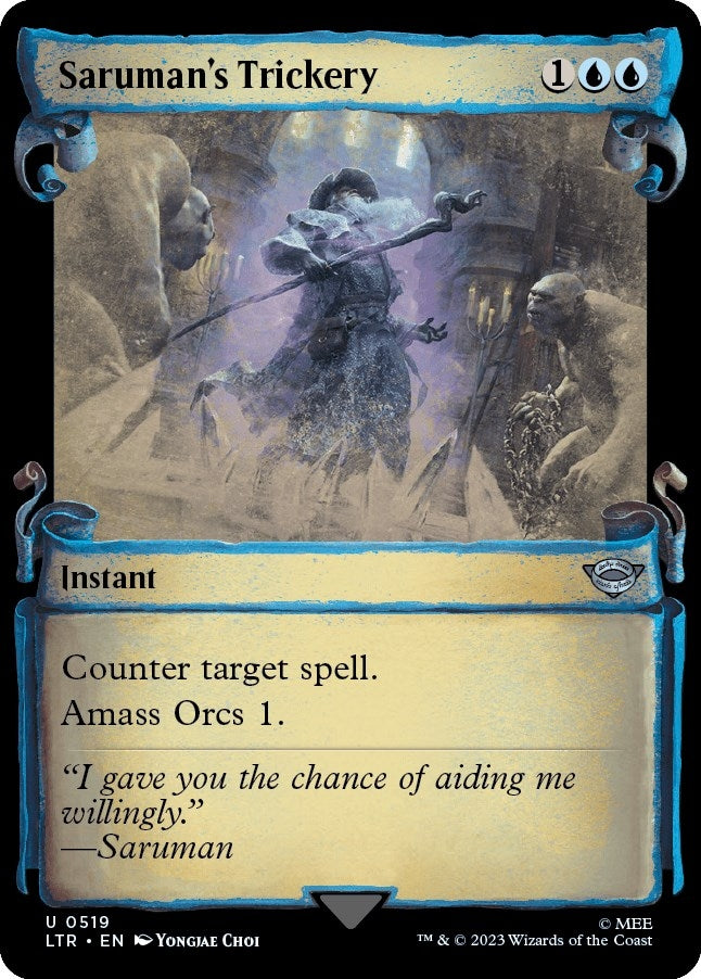 Saruman's Trickery (Showcase Scrolls) (519) (LTR)