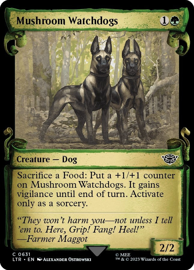 Mushroom Watchdogs (Showcase Scrolls) (631) (LTR)