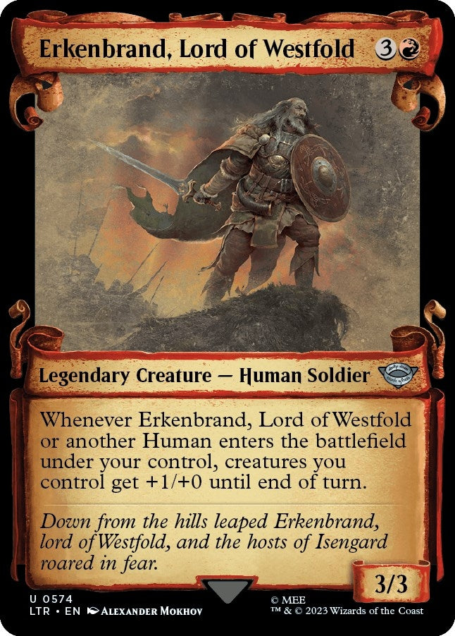Erkenbrand, Lord of Westfold (Showcase Scrolls) (574) (LTR)