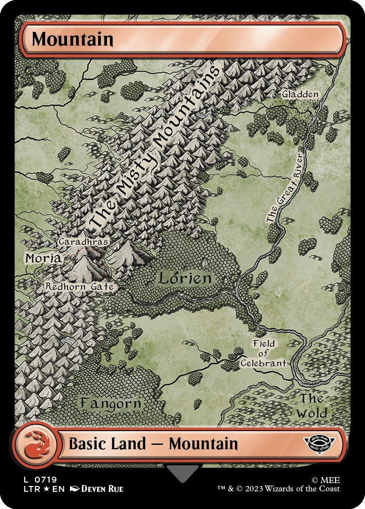 Mountain (0719) (Surge Foil) (719) (LTR)