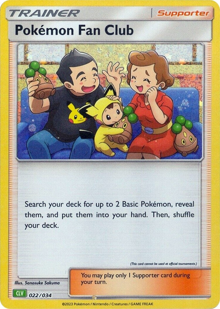 Pokemon Fan Club (CLV) (022/034) (CL)
