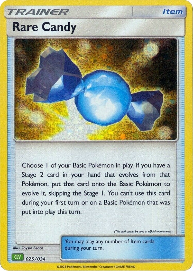 Rare Candy (CLV) (025/034) (CL)
