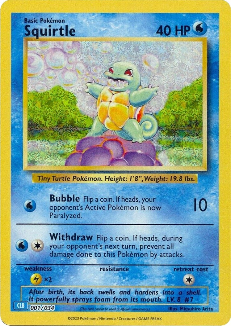 Squirtle (001/034) (CL)