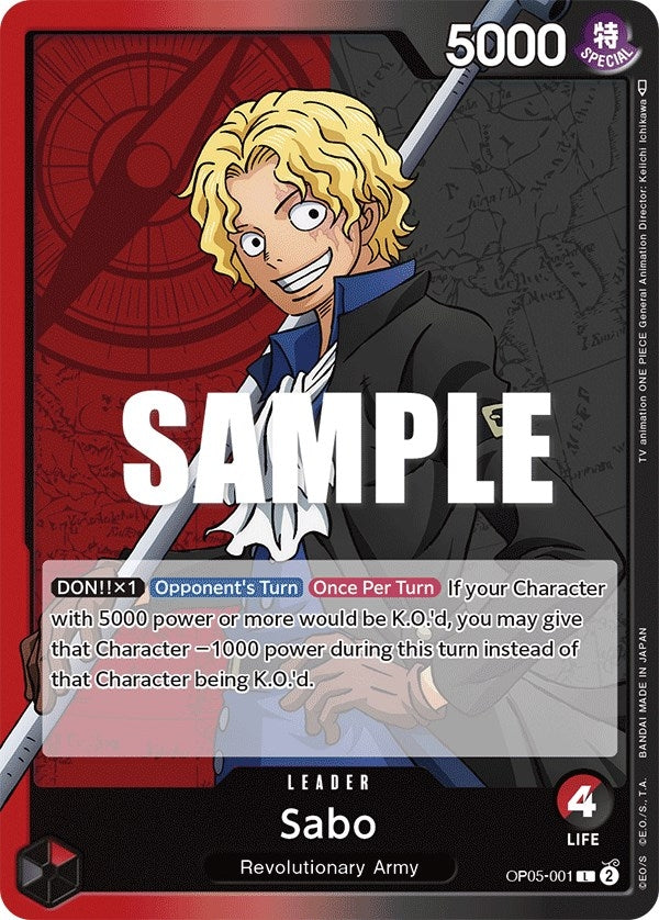 Sabo (001) (OP05-001) (OP05)