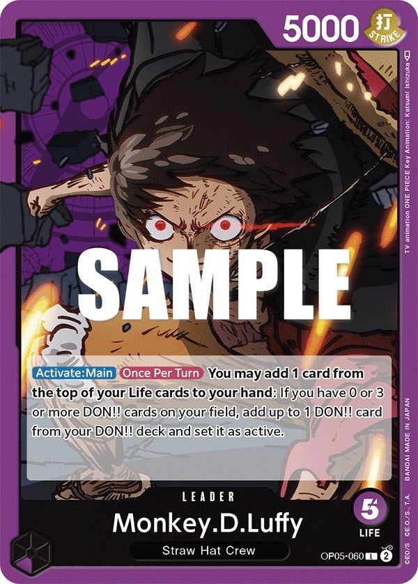 Monkey.D.Luffy (060) (OP05-060) (OP05)