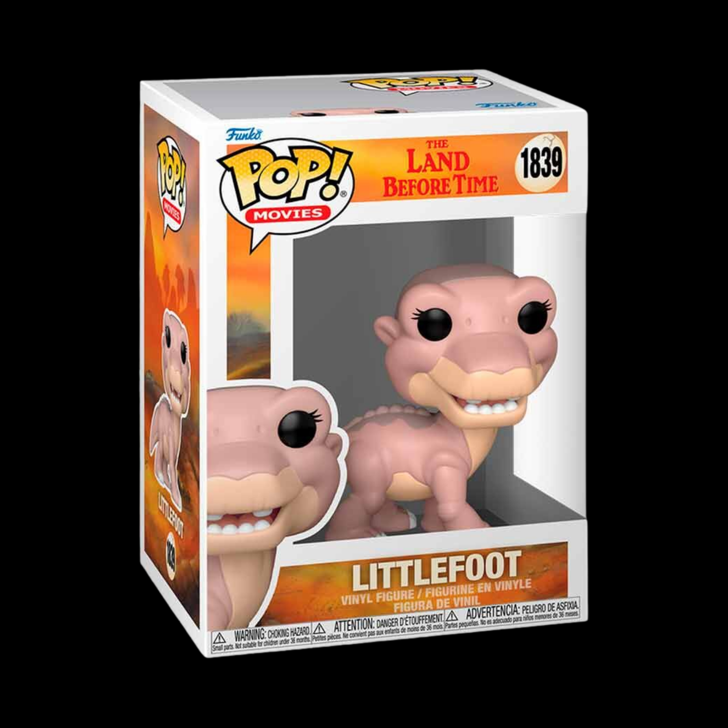 The Land Before Time Little Foot Funko Pop! Vinyl Figure #1839 + Protector