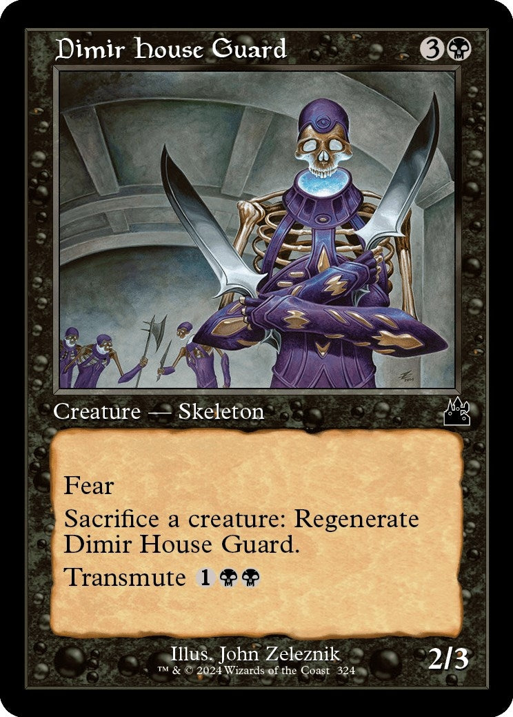 Dimir House Guard (Retro Frame) (324) (RVR)