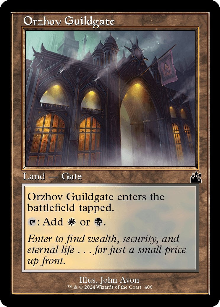 Orzhov Guildgate (Retro Frame) (406) (RVR)