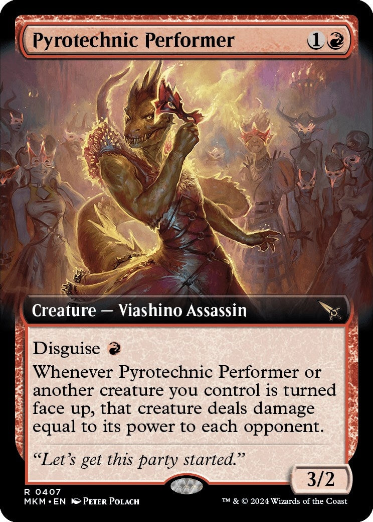 Pyrotechnic Performer (Extended Art) (407) (MKM)