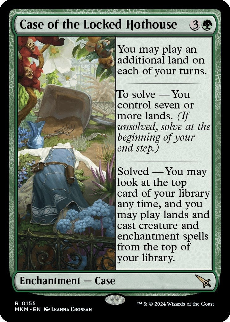 Case of the Locked Hothouse (155) (MKM)