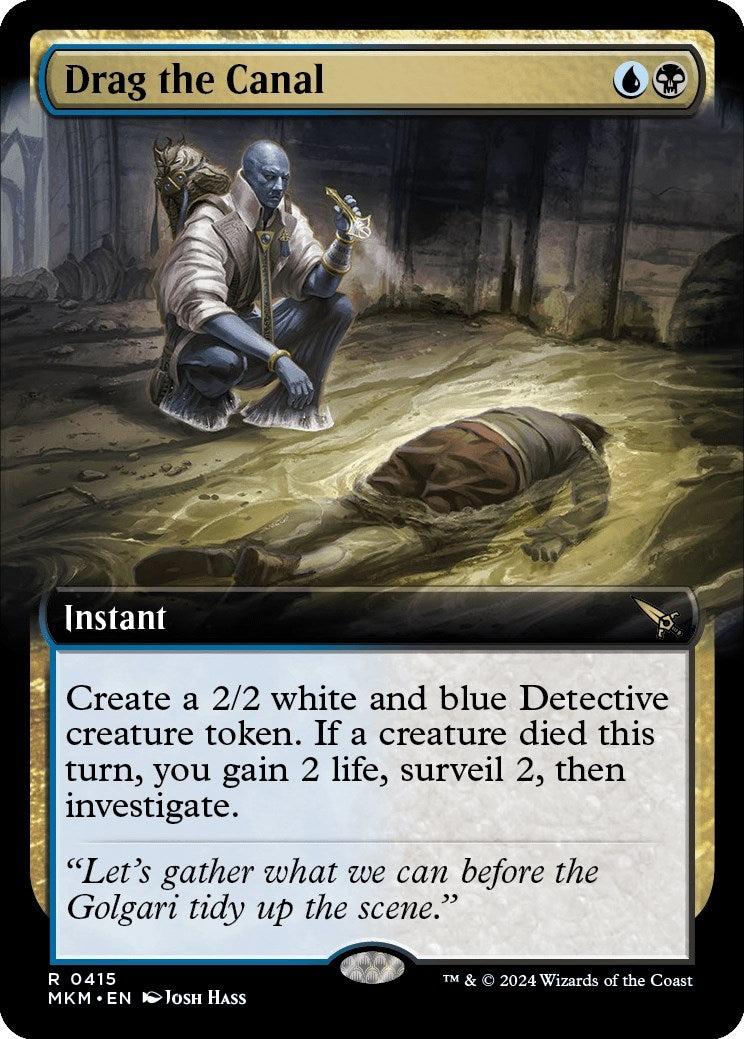 Drag the Canal (Extended Art) (415) (MKM)