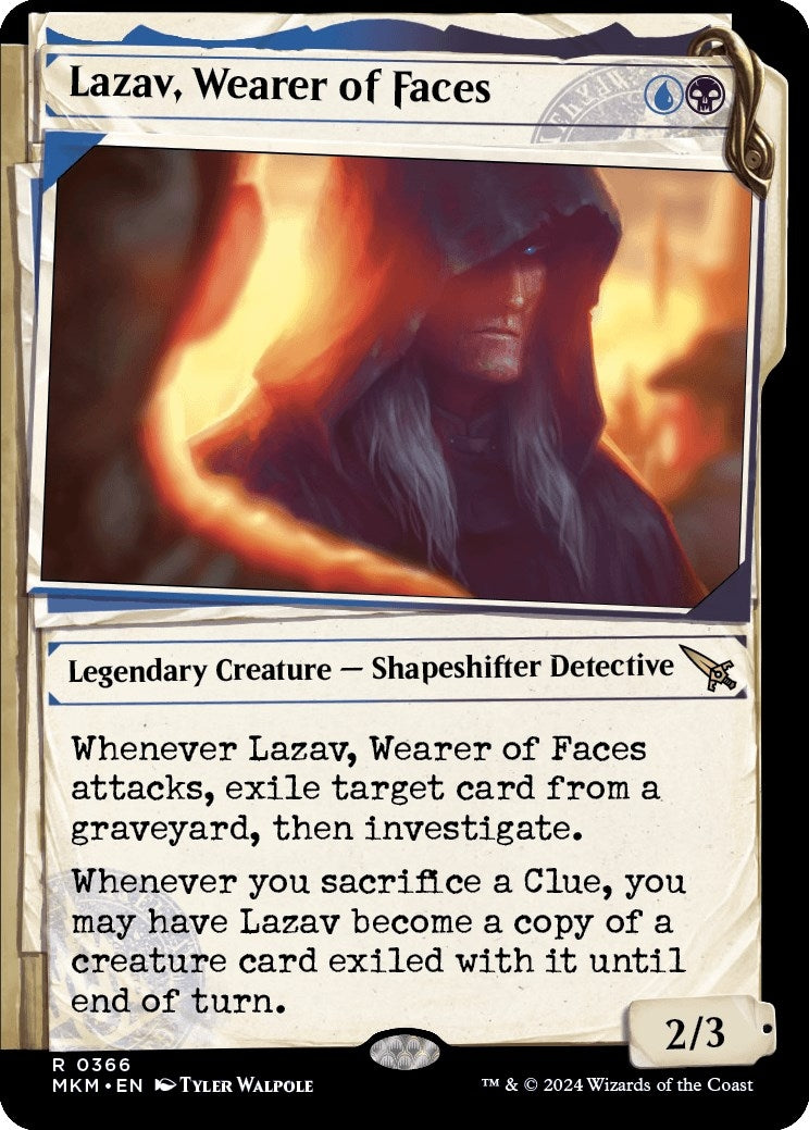 Lazav, Wearer of Faces (Showcase) (0366) (366) (MKM)