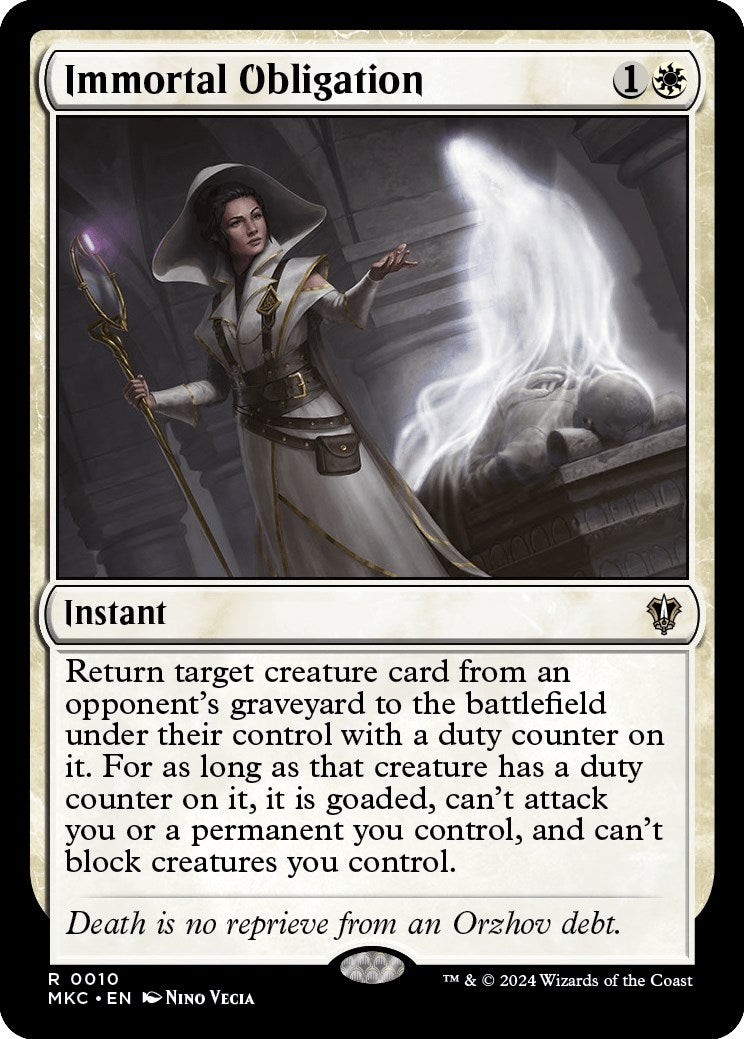 Immortal Obligation (10) (MKC)