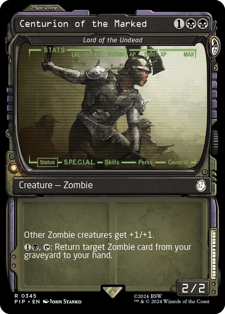 Centurion of the Marked - Lord of the Undead (Showcase) (345) (PIP)