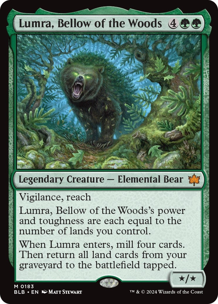 Lumra, Bellow of the Woods (183) (BLB)
