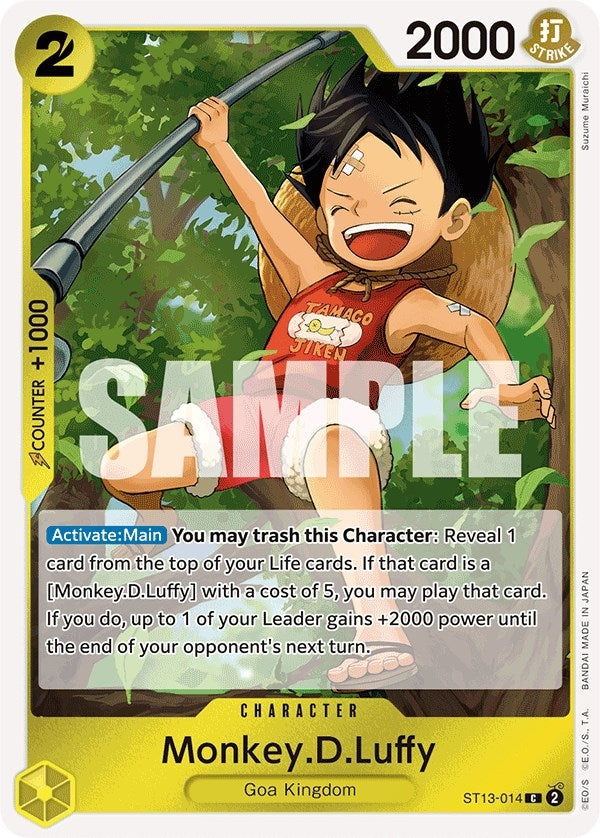 Monkey.D.Luffy (014) (ST13-014) (ST-13)
