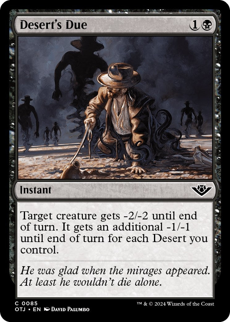 Desert's Due (85) (OTJ)