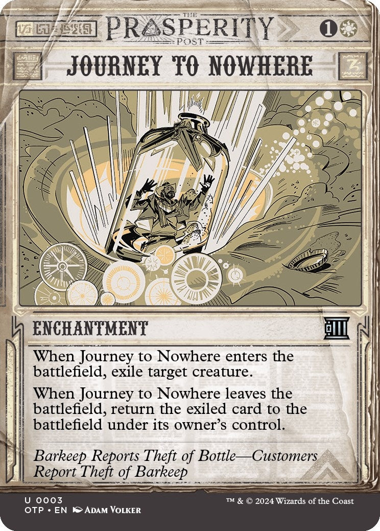 Journey to Nowhere (3) (OTP)