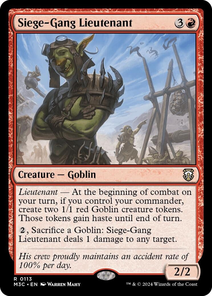 Siege-Gang Lieutenant (113) (M3C)