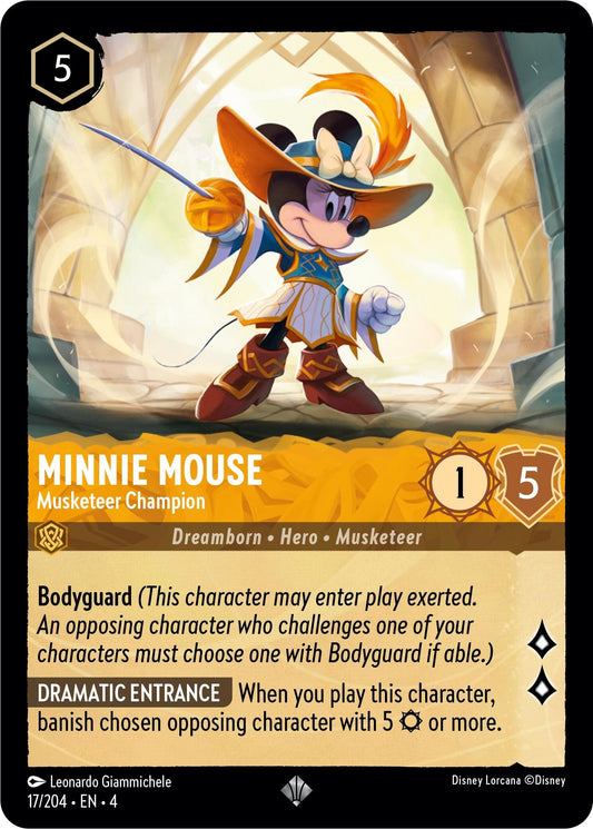 Minnie Mouse - Musketeer Champion (17/204) (4)